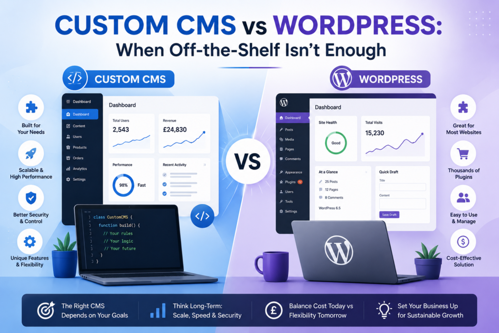 Custom CMS vs WordPress: When Off-the-Shelf Isn't Enough