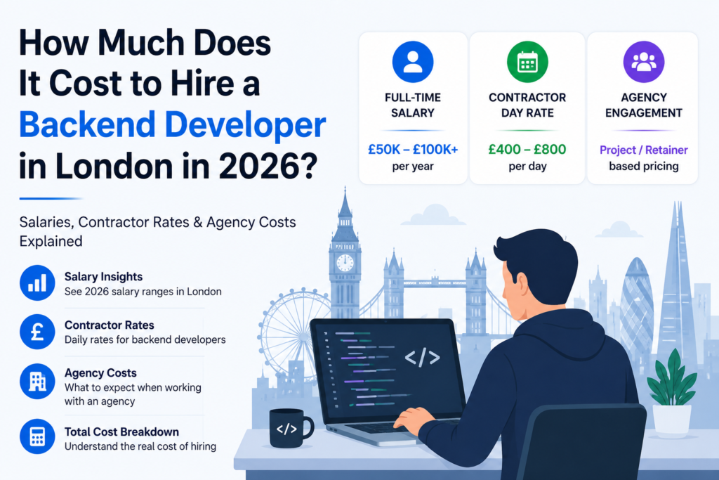 How Much Does It Cost to Hire a Backend Developer in London in 2026?
