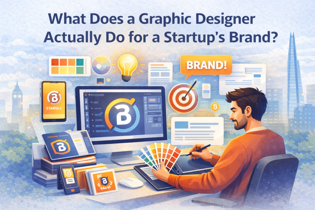 What Does a Graphic Designer Actually Do for a Startup's Brand?