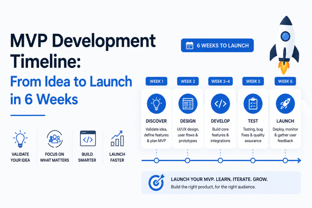 MVP Development Timeline: From Idea to Launch in 6 Weeks